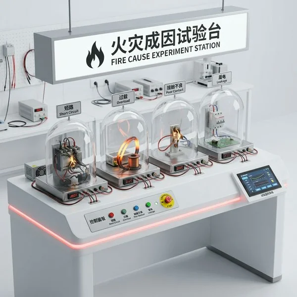 火灾成因试验台